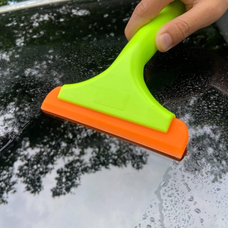 Flexible Silicone Water Squeegee for Car Windows Mirrors and Glass