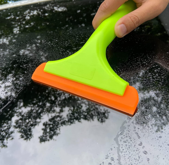 Flexible Silicone Water Squeegee for Car Windows Mirrors and Glass