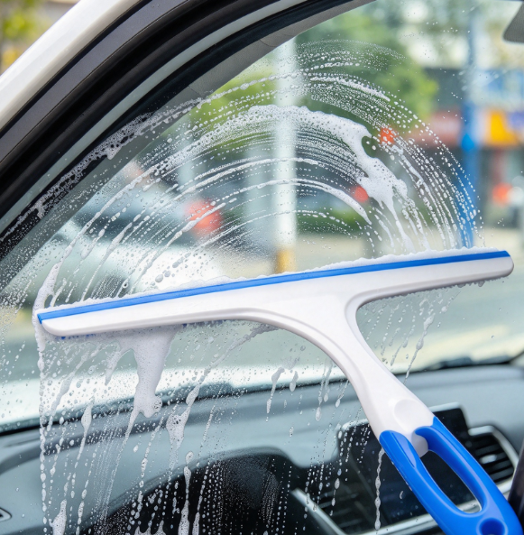 Glass Door Squeegee Set for Shower Bathroom and Household Cleaning