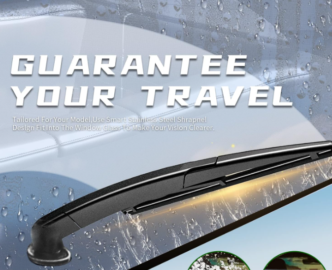 Replacement Front Windshield Wiper Blade Set for Car Glass - Image 2