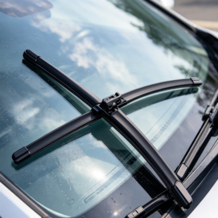 Replacement Front Wiper Blade Set for Vehicle Windshield