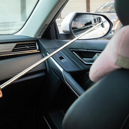 Retractable Side Mirror Squeegee for Car Rearview Mirror Cleaning