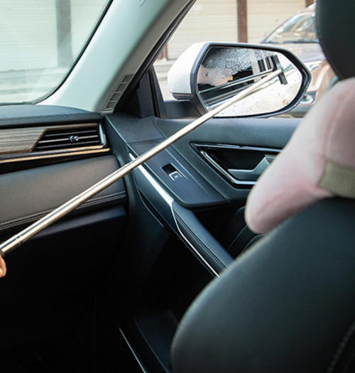 Retractable Side Mirror Squeegee for Car Rearview Mirror Cleaning