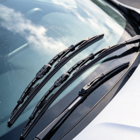 Front Windshield Wiper Blade Pair for Car Window Replacement