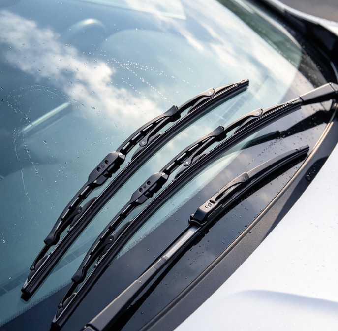 Front Windshield Wiper Blade Pair for Car Window Replacement