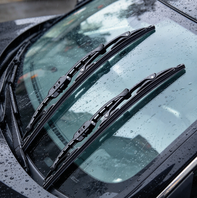 Front Windshield Wiper Blade Pair for Car Window Replacement - Image 2