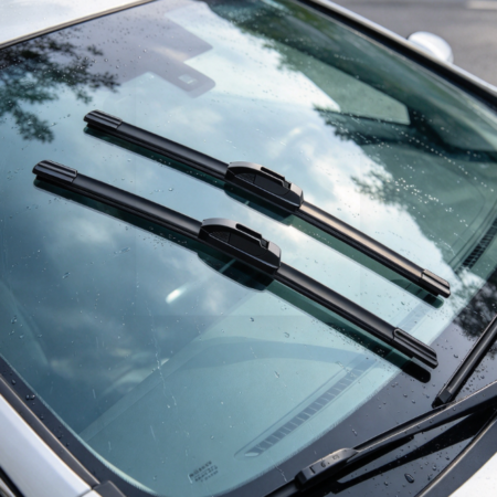 Front Windshield Wiper Blade Set for Car Glass Replacement