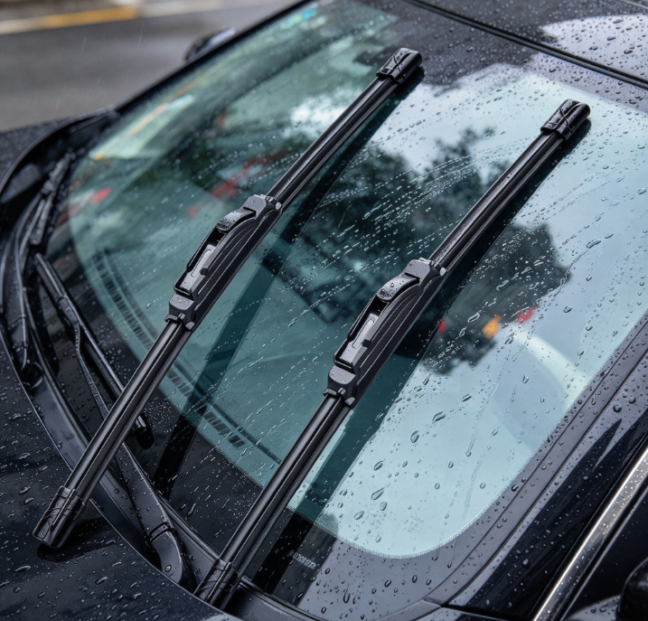 Silicone Windshield Wiper Blade Set for Car Windows - Image 2